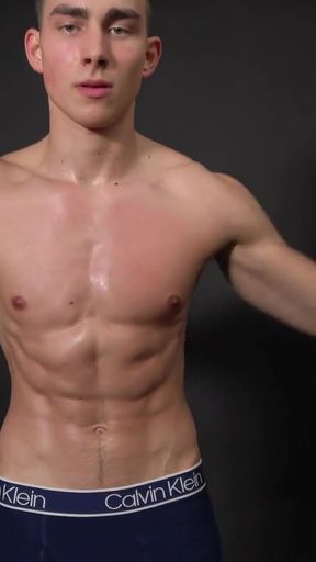 Emilion Reynolds shows off his hot sexy twink body   Clip 2