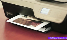 Watch horny secretary Christen Courtney seduced her boss and gets fuck