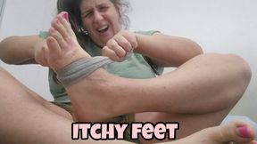 Desperate Itchy Feet: Scratching Hard & Relieving the Itch