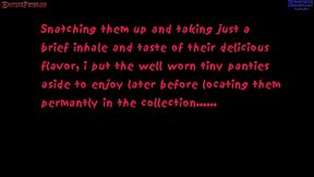 erotique entertainment - zena vallin hot 18-year-old teen well worn panties masturbation gift for eric john on erotiquefetish