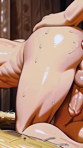 Anime 3 Cowboy Friends Hot Gangbang-motion Version.