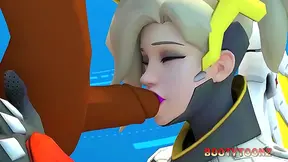 Mercy's Big Ass Gets Fucked Hardcore in 3D Hentai Cartoon by BBC