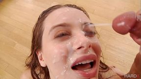 Compilation of hot babes get covered in messy loads