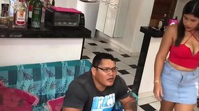 Amigo do corno com a mulher dele