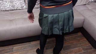 Hermione granger show feet in black Tights Pantyhose foot fetish