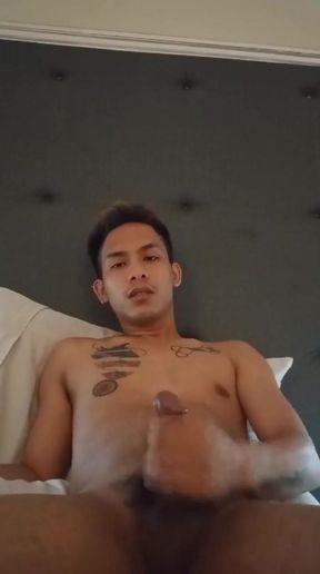Sexy Asian Guy Hotel Wanking