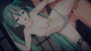 Miku's Digital Diva Defiled - POV Gangbang Action in 4K/60FPS