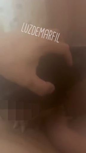 Sucking cock in the shower