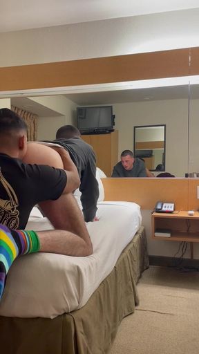 Watch the Big Dick Latin Papi Pound the White Boys Ass to Completion