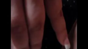 fat milf masturbates