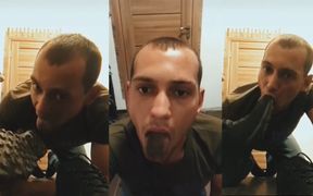 The Strict Master Ordered the Slave to Lick Dirty Sneakers