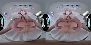WETVR Tied Up Fun Brunette Fucked With Mouthful In VR Porn