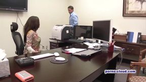 Larissa the black secretary.