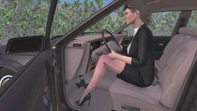 1986 Buick Century Cranking Template: Angie in Stiletto Pumps 1080p