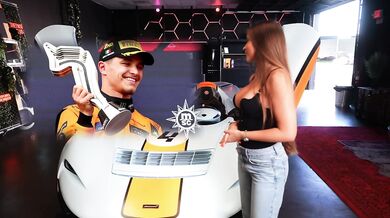 Blonde Babe With Big Ass And Big Tits Riding Solo In McLaren