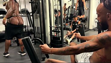 DADDYBLACKXXX'_S WILD GYM ORGY IN BRAZAIL - SUBSCRIBE FOR FULL VIDEO !!!