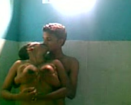 Lewd Desi couple has a nice tender sex shower workout