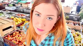 Alex Moreno And Catalina Colorado - Sexy Redhead Latina Amateur Takes Hard Pounding And A Mouthful Of Cum