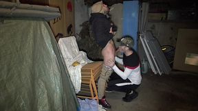 straight boy fucked by striaght badboy in discret basement