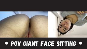 Giant POV face sitting, do you dare?