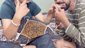 Indian Husband Goes Crazy – Biting Beautiful Wife’s Hands , Finger And Foot Again & Again