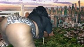 Tiny Human Mark Shoved into Giantess Asshole 4K smaller
