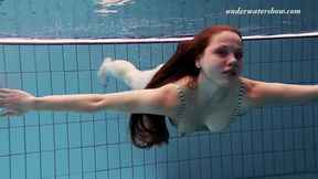 Salaka Ribkina underwater swimming teen