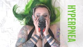 Leela Lapin Dons an Aviator Mask and Breathes HEAVILY in Hyperpnea