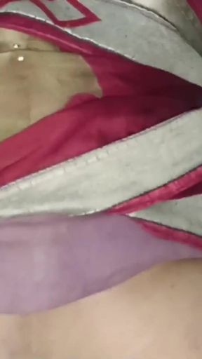 Hot desi Vizag hema aunty faking with har hasbends friend   Clip 1