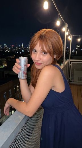 Hot teen Latina self pleasures solo