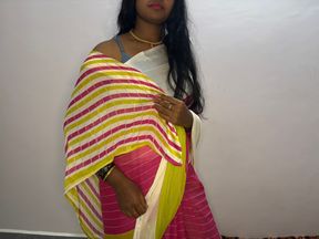 Fingering my new Tamil wife with sarre