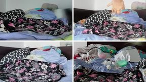 Sexy amateur wife fingering her pussy until orgasm.