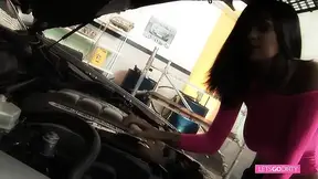 Twin bitches in fishnets, interracial orgy