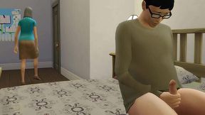 Mother's hot surprise catches son jerking, leads to first time