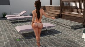 step-aunt massage -away from home #2- gameplay