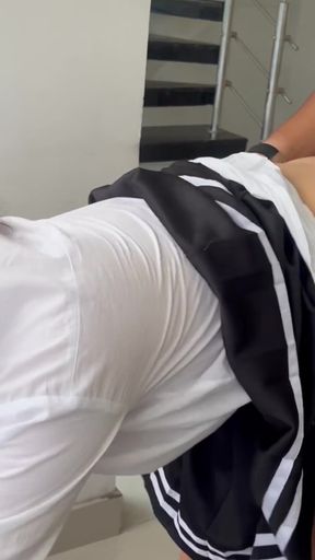 I FUCK THE ENGLISH TEACHER HARD DURING CLASS   Clip 3