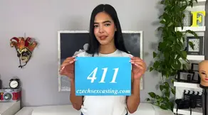 Sexy Latin brunette tries her luck with a horny cameraman