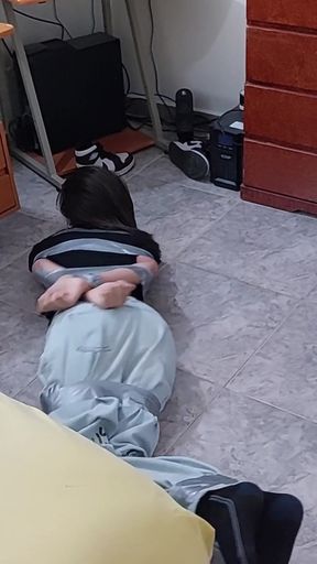 18-year-old Maia's First Time: Taped & Trained by Stepmom & Mistress