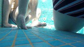 stepdad and son finally alone in the home jacuzzi