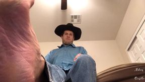 Cowboy POV foot worship & humiliation