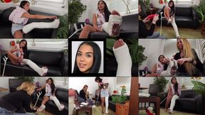 BlackAngel LLWC Single Shoe Tryouts and Foot Cleaning