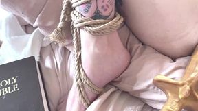 blasphemous nun gets fucked by the cock of christ