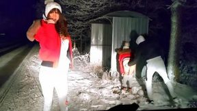 Roadside MILF Gets Ass-Fucked by Husband's Friend