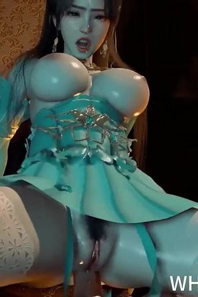 3D Super Sexy Cosplay Model Got Her Asshole Fucked so Hard