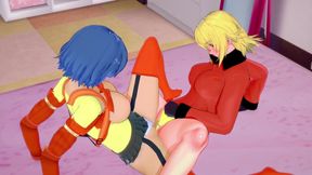 Super Robot Wars 30 Kusuha x Cagali 3D HENTAI