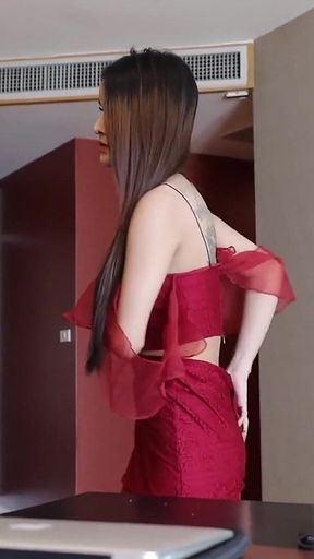 Ladyboystar - Take a Look at This Amazing Redhead Ladyboy I Caught!