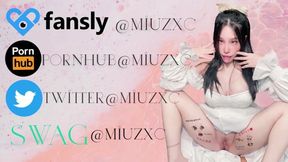 Vietnamese Pigtail Slut Squirts Gushing on Masked Cock Creampie Destroy