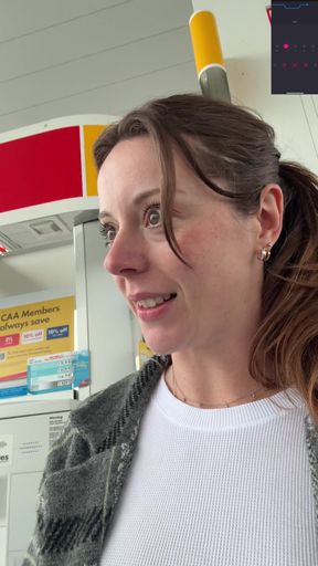 Trying Not to Cum Too Loud While I Pump My Gas