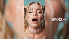 Blonde College Girl Anal Reverse Cowgirl