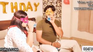 Desi Indian Real Husband Wife Hardcore Sex On Birthday Party Hindi Talk Sex